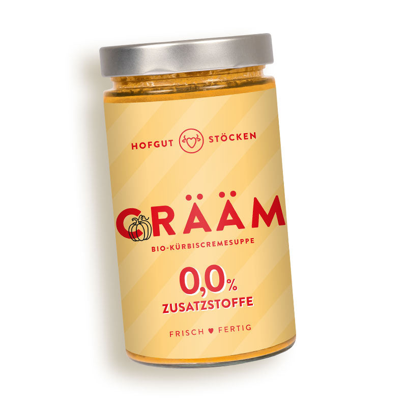 CRÄÄM - Bio-Kürbiscremesuppe